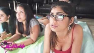 MIA KHALIFA – Stunning Mia Khalifa Plays Video Game While Getting Her Pussy Fucked By Her BF