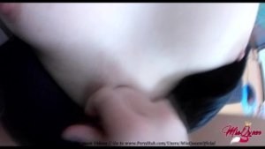 Real Gamer Girl Playing Call Of Duty WW2 while fucks (POV CREAMPIE)