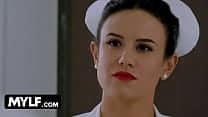 Mylf – Perfect Assed Busty Nurse Ratched Gives Her Patient Passionate Blowjob –  Movie Parody