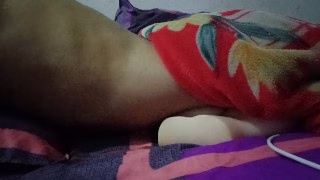 Humping very hard on my girl pussy. She is making lots of noise